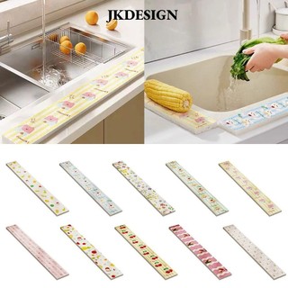 Tấm lót thấm nước mặt bàn bồn rửa JKDESIGN, Thảm xốp chống văng khô nhanh, Bột gỗ cầm tay Cotton làm sạch hoạt hình Khăn lau nhà bếp
