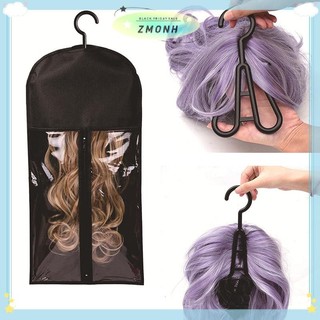 Túi lưu trữ phần mở rộng tóc dài Túi đựng tóc giả chống bụi không dệt có móc cho nhà tổ chức giả Túi đóng gói