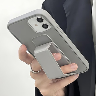 Ốp lưng iPhone chống sốc, chống vân tay, kèm giá đỡ gập cho iPhone 13 14 15 16 17 Pro Max 15 16 Plus