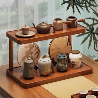 Giá để đồ để bàn JOYFULLIFE, Kệ đồ ăn đa năng bằng gỗ, Giá đỡ để bàn bền có thể lưu trữ Mini Phụ kiện gia đình