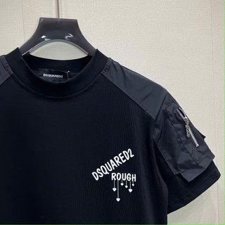 Áo Thun Lưng DSO Khóa Tay Vai Gió . Double - Six.Áo Phông Cotton Dày Dặn
