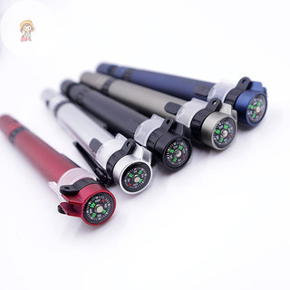 Twe al Pen Light Pen Du lịch ngoài trời 6 trong 1 Công cụ đa chức năng Tua vít La bàn Giá đỡ cảm ứng Bút đèn VN