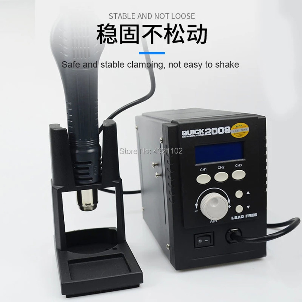 Súng Giữ Nhiệt Không Khí Nóng Hàn Làm Lại Khung Giá Đỡ Súng Gió Tay Cầm Ghế Ngủ Cho Nhanh 2008 858 868 Sửa Chữa