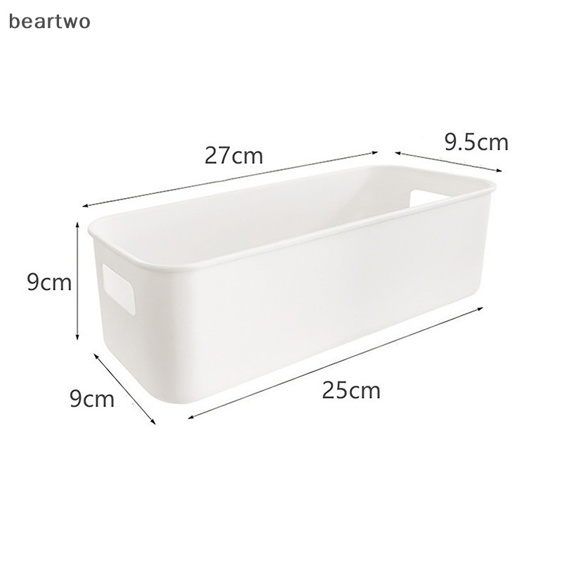 < Beartwo > Hộp đựng điện thoại di động để bàn đơn giản Hộp đựng mỹ phẩm Hộp đựng đồ lặt vặt dung tích lớn Giỏ đựng đồ lặt vặt Đẹp