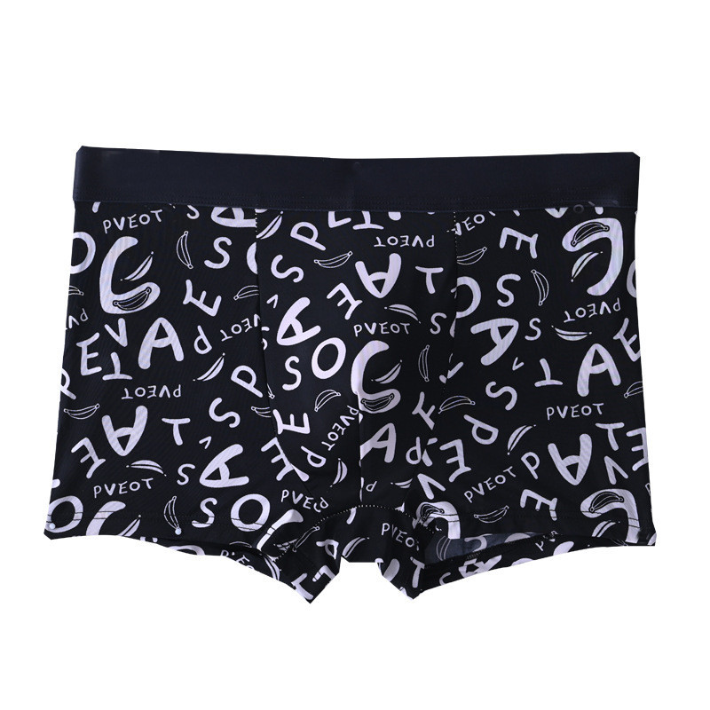 Mô tả Ecmn Nam Mùa Hè Slim Fit Boxer Quần Đùi Ice Silk Thanh Niên Kháng Khuẩn Thể Thao Boxer Quần Lót - 9