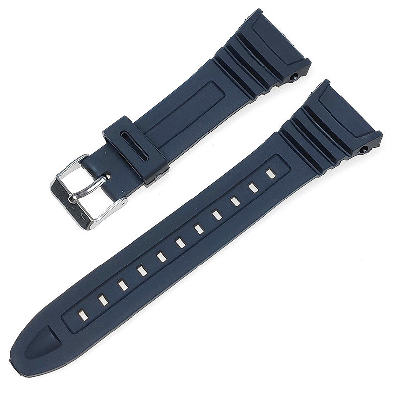 Dành Cho Casio G-shock W-96h Dây Đeo Đồng Hồ Nhựa Dây Đeo Đồng Hồ PU Silicon Cao Su Nhựa Vòng Tay Nam Nữ Sinh Viên Kỹ Thuật Số Eletronic Dây Đeo Cổ Tay Chống Thấm Nước