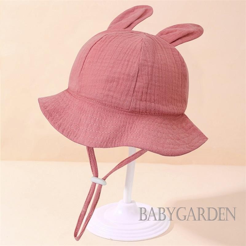 Mũ ngư dân xinh xắn BAGA cho bé gái 0-12 tháng tuổi Mũ lưu vực in hoa / động vật cho mùa xuân hè