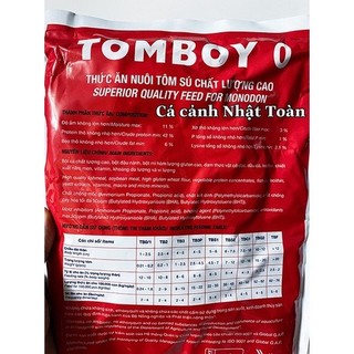 Cám TomBoy TB0 hạt mịn cho cá cảnh, cá con, tôm tép dinh dưỡng cao (chiết lẻ túi 1kg)