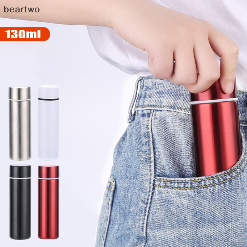< Beartwo > Cốc giữ nhiệt bỏ túi bằng thép không gỉ di động Cắm trại ngoài trời Bình nước đẹp
