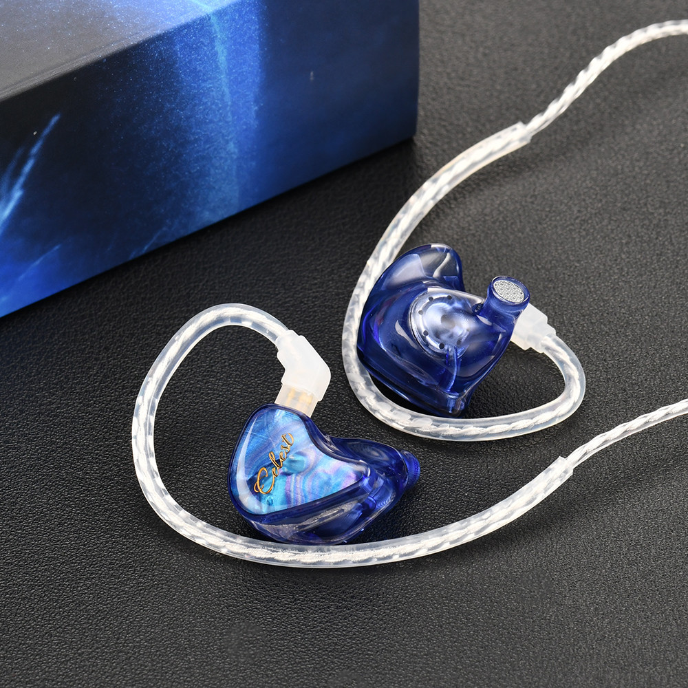 Tai nghe nhét tai Kinera Celest Wyvern Qing 10mm LCP Trình điều khiển năng động có micrô bùng nổ có thể tháo rời Tai nghe âm thanh cáp IEMs