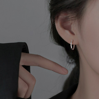 S925 Bạc Nhẫn Bông Tai Thời Trang Đơn Giản Trang Sức Bông Tai Sinh Viên Nữ Quà Tặng Bán Buôn