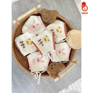 Khẩu trang xô muslin, khẩu trang dễ thương cho bé từ 0 - 3 tuổi