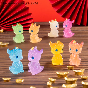 Dạ Quang Cung Hoàng Đạo Hình Rồng Mô Phỏng Loong Trang Trí Micro Phong Cảnh Nội Thất Ô Tô Trang Trí Máy Tính Để Bàn Nhà [zkm]