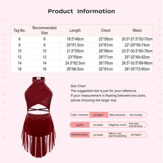 Yhong Kid Girls Hollow Back Ballet Leotard kèm váy Váy khiêu vũ không tay