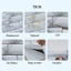 Giấy dán tường GAVESTO, Miếng dán tường gạch tự dính chống ẩm, Decal dán tường DIY chống thấm nước chống dầu