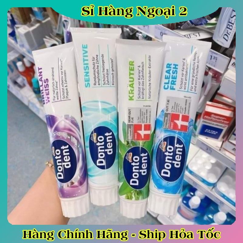 Kem đánh răng Dontodent 125ml- Nội địa Đức