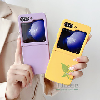 Bản lề cao su Vỏ TPU mềm Samsung Galaxy Z Flip 6 Z Flip 5 Khóa liên kết kim loại Màu trơn Vỏ thân thiện với da