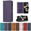 Dành Cho Samsung Z Fold 6 5 4 3 Ốp Lưng Điện Thoại Ví Da Từ Tính Galaxy Fold6 Vỏ Lật Đựng Thẻ