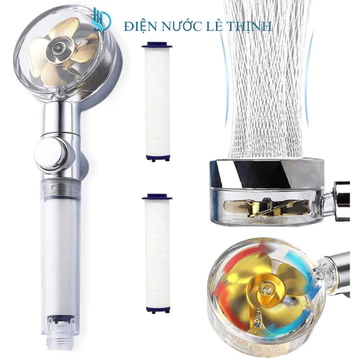 Combo 2 lõi lọc bông cho đầu vòi hoa sen lõi lọc có thể tháo rời thay thế