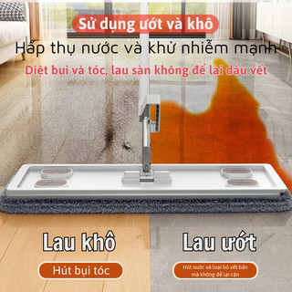 Cây lau sàn Myd.23 thiết kế đầu lau xoay 360 độ lau sạch góc nhà vắt khô nhanh nhiều mẫu lựa chọn
