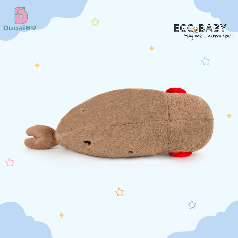 (DUOAI) Đồ chơi sang trọng Sea Otter kèm tai nghe Quà tặng búp bê có dấu dễ thương cho bạn bè Quà tặng sinh nhật
