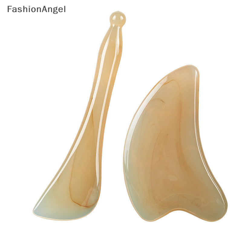 Fashionangel Gua Sha Body Scraping Facial Face Thin Gua Sha Board Massage Tool Set TH