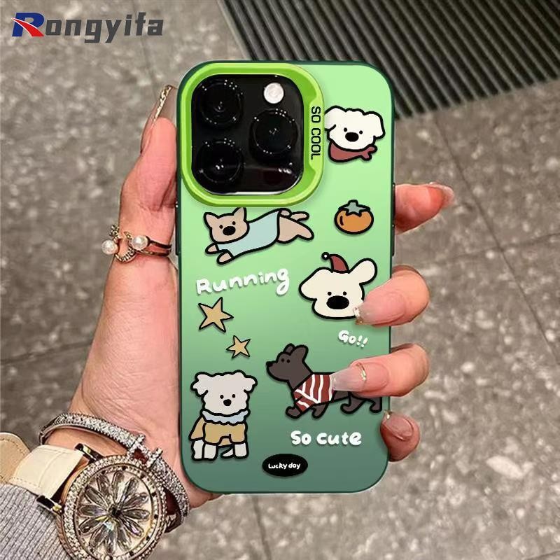Vỏ họa tiết chó hoạt hình cho Tecno Pop 9 8 7 6 Pro Pova 6 Pro Camon 30S 30 20 Pro 15 12 5G 4G Infinix Hot 10 10s 10T 9 Play 8 Lite Vỏ điện thoại dễ thương PC cứng bóng chống sốc Bao da
