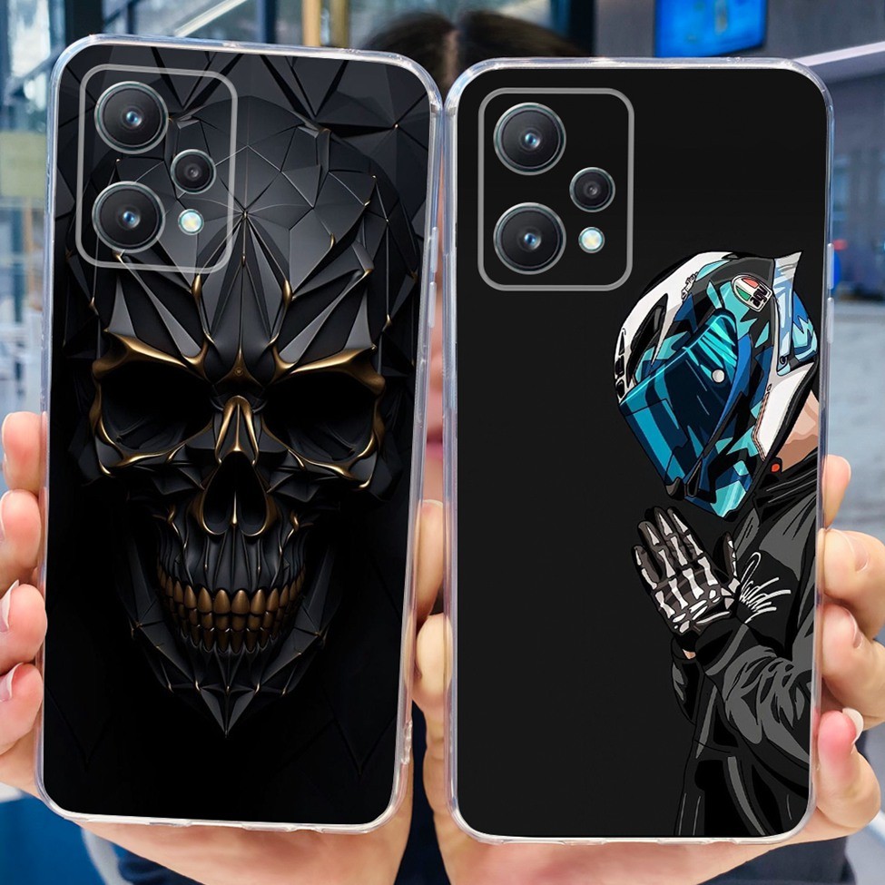 Dành Cho Realme Q5 RMX3478 Ốp Lưng V25 5G Trong Suốt Thẩm Mỹ Gấu Trúc Dễ Thương Mềm TPU Ốp Lưng Cho Realme V25 Ốp lưng