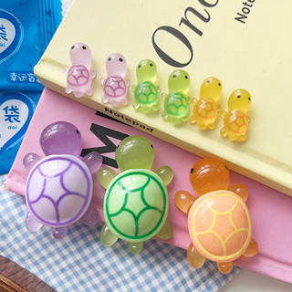 Túi mù rùa Mini phát sáng trong bóng tối - Trang trí sưu tập bằng nhựa bền, các loại kích cỡ 2-4,8cm cho bàn làm việc / bể cá, Quà tặng bất ngờ bằng đèn ngủ bí ẩn