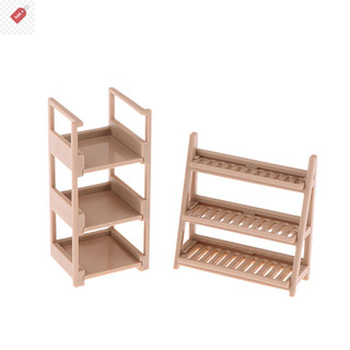 Alik 1 / 12 Nhà Búp Bê Tủ Giày Kệ Sách Đèn Sàn Đồng Hồ Treo Tường Nhà Búp Bê Nội Thất Phòng Khách Trang Trí Búp Bê Phụ Kiện Nhà VN