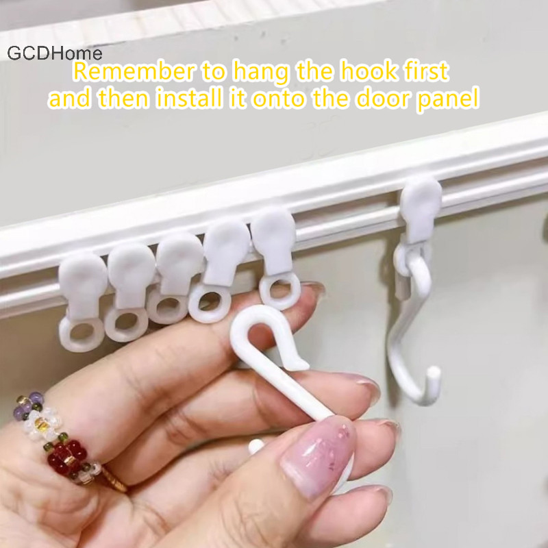 Gcdhome Treo Tường Đồ Dùng Nhà Bếp Giá Phòng Ngủ Rai Oranizer Nhà Bếp Tiết Kiệm Không Gian Treo Tường Chảo Nồi Dụng Cụ Móc Treo Hangel HOT