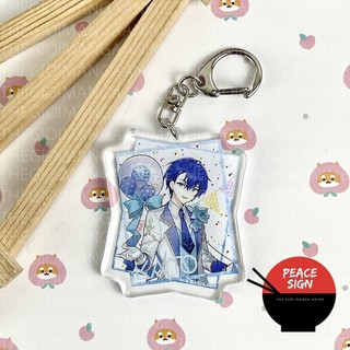 Móc khóa VOCALOID ver BÓNG BAY in hình rin len kaito miku luka meito anime chibi mica trong acrylic keyring dễ thương