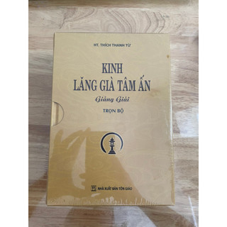 Sách - Kinh Lăng Già Tâm Ấn giảng giải ( bìa cứng) ( Bộ 2 cuốn)