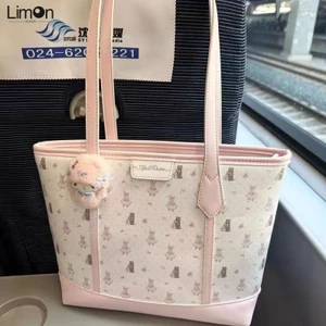 Túi Tote In Hình Phong Cách Mới Dung Tích Lớn Lớp Đi Lại Một Vai Túi Nách Nữ