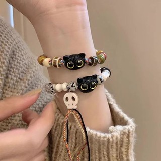 Thời Trang Dệt Mèo Vòng Tay Phong Cách Trung Hoa Ngọc Vòng Tay Tua Rua Vòng Tay Cho Người Phụ Nữ Cô Gái Quà Tặng Trang Sức