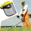 1 Chiếc Mũ Bảo Hiểm An Toàn Cắt Cỏ Sân Vườn Bằng Thép Không Gỉ Có Lưới Toàn Mặt Chống Bắn Mặt nạ Bảo Vệ An Toàn Màn Hình [MỚI]