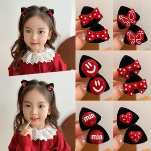 【Kẹp Phụ Kiện Tóc】Set 2 Kẹp Tóc Tai Mèo Nhỏ Mini Cute Dễ Thương Thời Trang Hàn Quốc