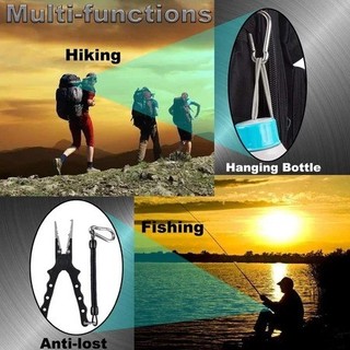 Set 10 Móc Khóa Carabiner Chữ D Mini Bằng Hợp Kim Nhôm Tiện Dụng Khi Đi Cắm Trại ALINE