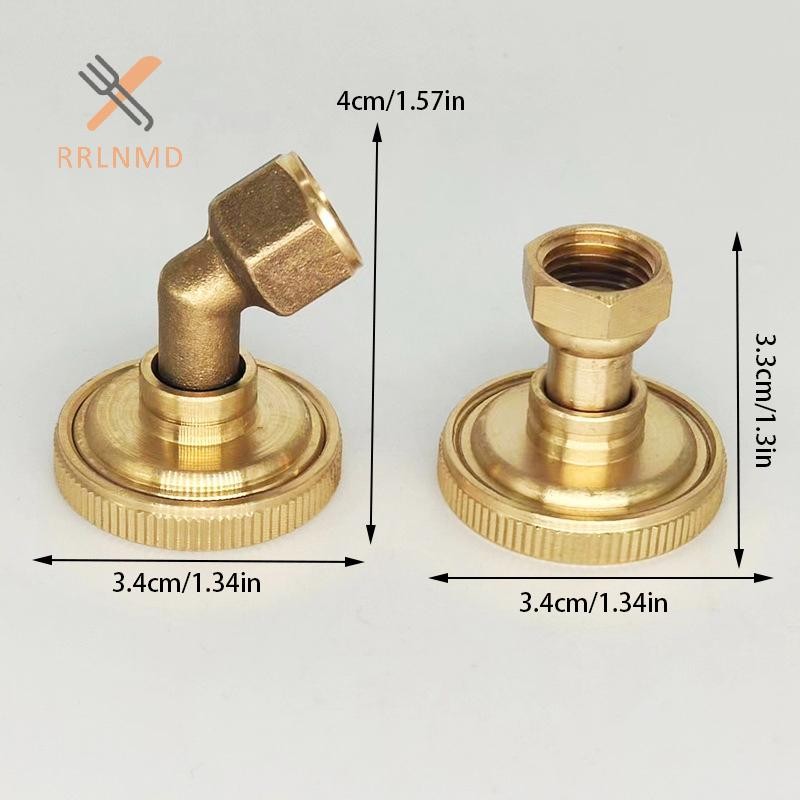 Rrlnmd er Hệ Thống Tưới 8 Lỗ Đồng Vàng Đầu Tưới Vườn Áp Lực Cao Chống Gió Thẳng Cong Atomizing Vòi Phun MỚI