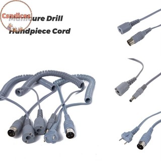 Csndices Phụ kiện máy chắc chắn Máy khoan móng tay Dây cáp nguồn cho máy khoan làm móng tay điện Dây tay cầm màu xám VN