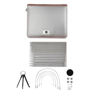 SA Bộ kim đan tròn có thể hoán đổi cho nhau Kích thước 3 0-6 0mm cho đan thủ công