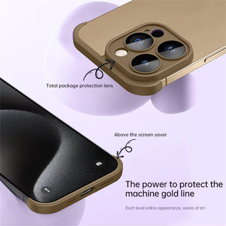 [Jlk] Ốp Bảo Vệ Góc Không Khung Cho iPhone 16 15 14 13 12 Pro Max Plus Miếng Dán Góc Miếng Lót Ban Đầu Làm Mát