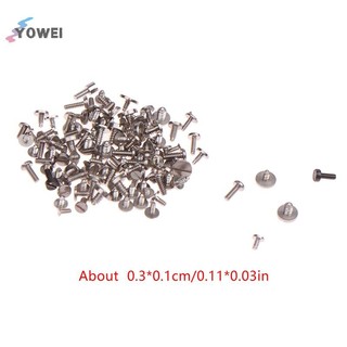 YOWEI 100 Cái Nhỏ Chính Xác Hỗn Hợp Đa Kích Thước Đồng Hồ Vít Chuyển Động Dụng Cụ Sửa Chữa Một Phần Cho Đồng Hồ VN