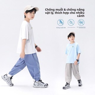 Quần Nhanh Khô Cho Bé - Quần Mỏng Thoáng Mát, Chống Muỗi, Dành Cho Bé Trai Mùa Hè