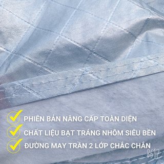 Bạt phủ ô tô cao cấp, bạt phủ xe ô tô 4 chỗ đến 7 chỗ,chống nóng, chống nước, có khóa kéo cánh cửa
