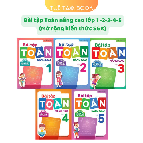 Sách - Bài tập Toán nâng cao lớp 1 2 3 4 5 (mở rộng kiến thức SGK)