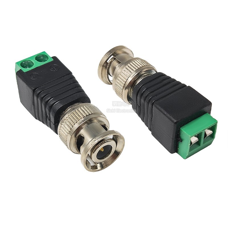 BNC Hàn-Free Adapter Đầu Nam Nữ Đầu Ổ Cắm Điện Q9 Đầu Giám Sát Video Camera An Ninh Adapter