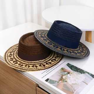 Mũ Cao Bồi Cổ Điển Làm Từ Rơm, Vành Rộng, Phù Hợp Cho Cả Nam và Nữ với Style Retro và Câu Cá