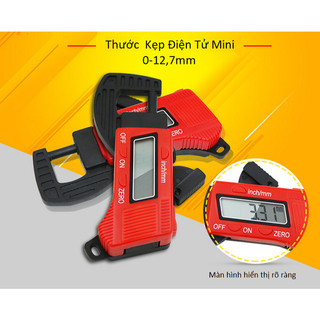 [COD] Thước Đo Điện Tử 0-12.7mm Dùng Đo Vật Mỏng, Giấy, Nhựa, Vải, Cuộn Dây, Trang Sức Mini