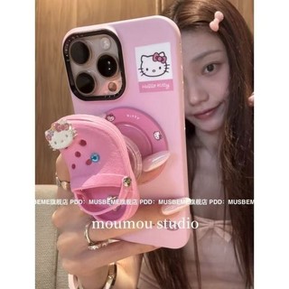 Phong Cách Hàn Quốc ins Wind Hole Shoes Plus KT Cat Thích Hợp Cho iPhone1516 Ốp Điện Thoại 14pro max Phong Cách Mới 13 Hàng Spot